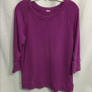 J. Crew Women’s Sun-drenched M Purple Sweatshirt